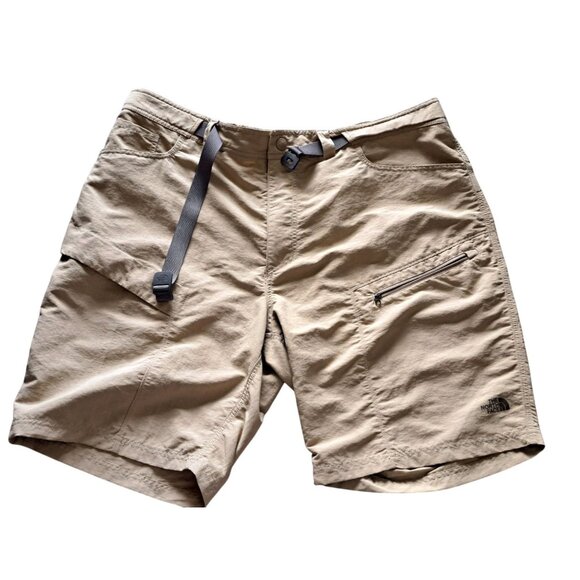 The North Face Mens XXL Beige Cargo Shorts Size Adjustable Waist Outdoor Hiking - Picture 1 of 10